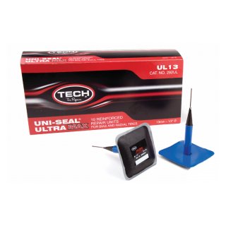 Tech 13mm Uni-Seal Ultra MAX 13 Reifenreparaturpilz 10 St&uuml;ck Pilze 292UL Reparaturk&ouml;rper