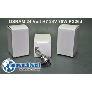 LKW H7 24V 70W Osram Abblendlicht Lampe Birne PX26D 10 St&uuml;ck in Industrieverpackung