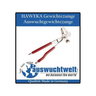 HAWEKA Auswuchtgewichtzange Zange f&uuml;r Auswuchtgewichte Gewichtezange